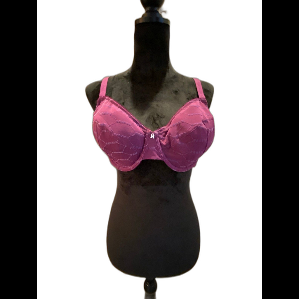 NWT Savage‎ X Fenty  Bra Underwire Burgundy Size 38DDD Sexy Lingerie type NEW
